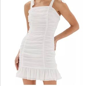 Minkpink white mini dress